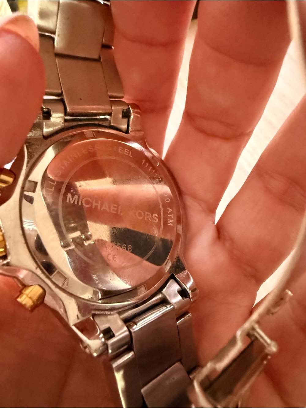 Michael Kors watch collection! Brown Leather & Two-Tone Gold/Silver Watch Trio - Picture 6 of 8